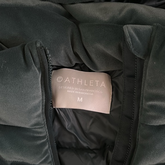 Athleta Lofty Puffy Velvet Down Vest - Picture 3 of 6